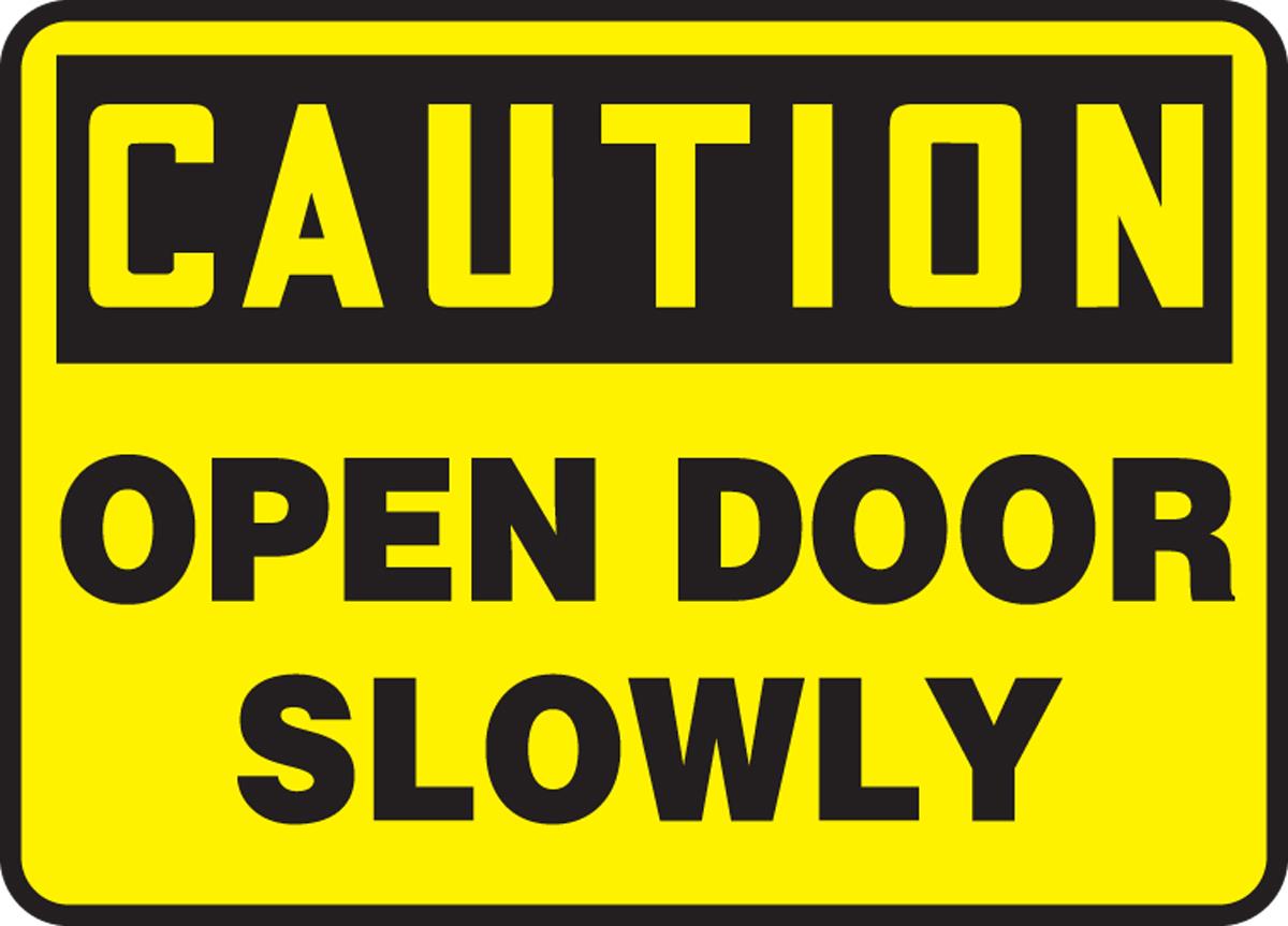 Caution Open Door Slowly, ALM - Admittance and Exit